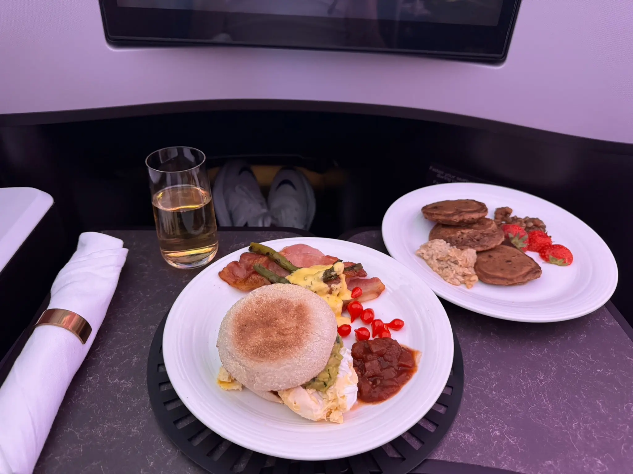 The food on the new Virgin A330-neo