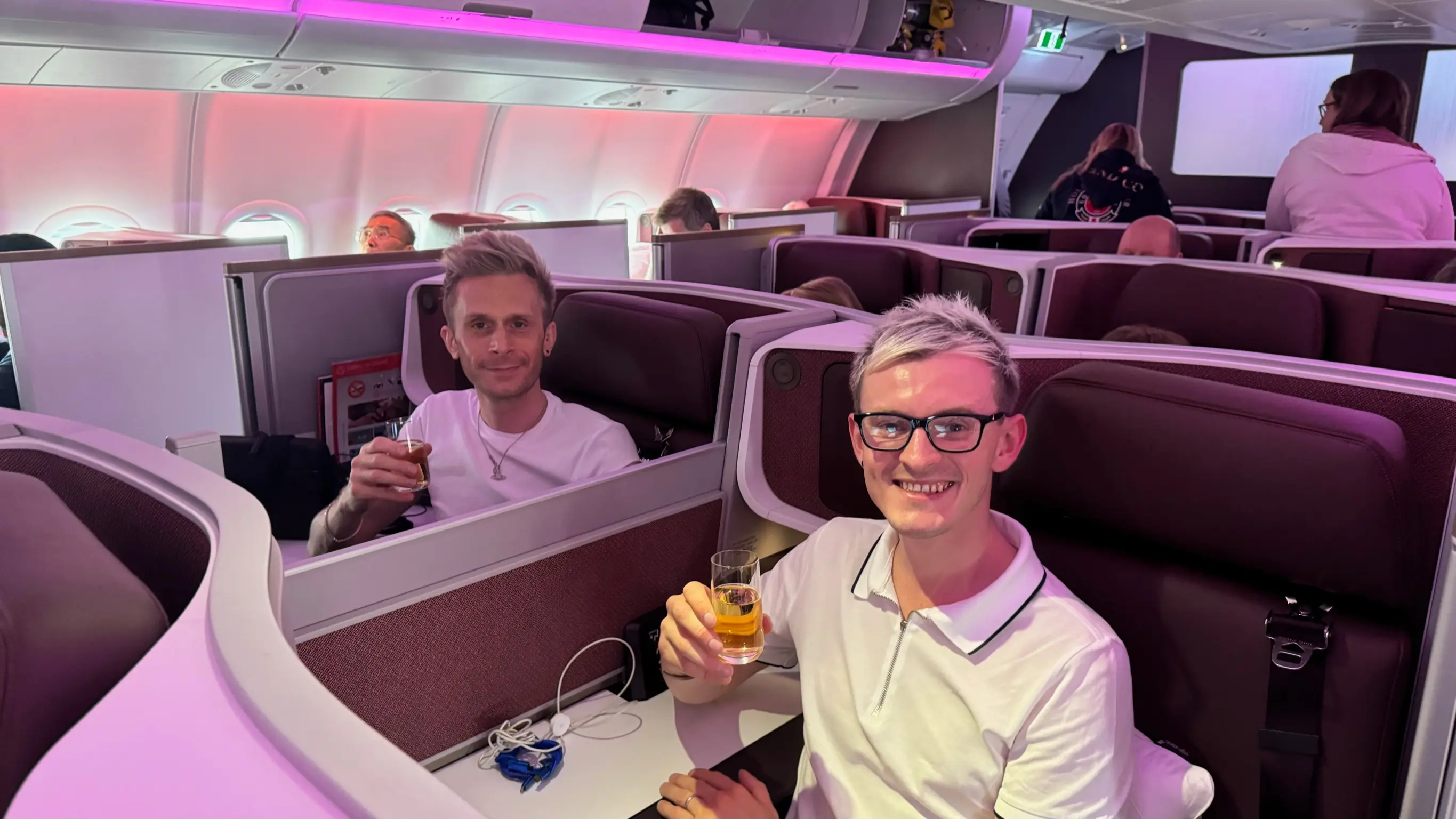 The seats on the new Virgin A330-neo